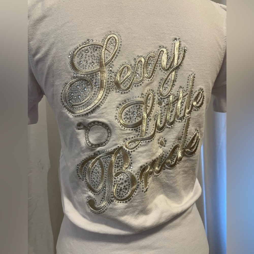 Sexy Little Bride short sleeve zip hoody
